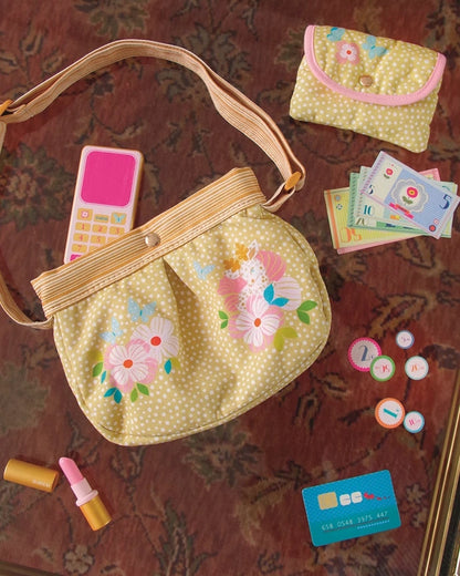 Sac en coton illustré de papillons du coffret Orelia Djeco