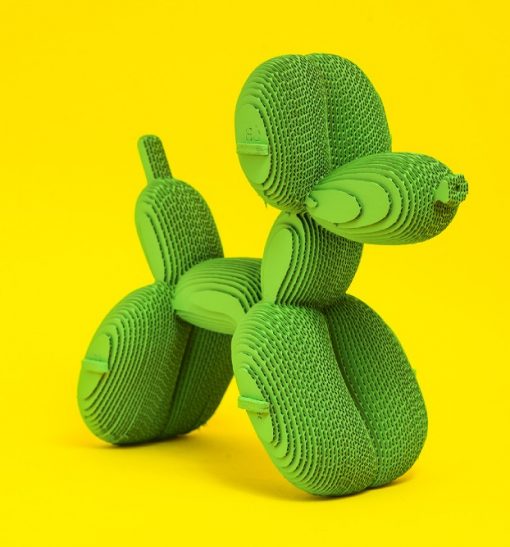Puzzle 3D Balloon Dog – Sculpture en Carton Recyclé CARTONIC Cartonic