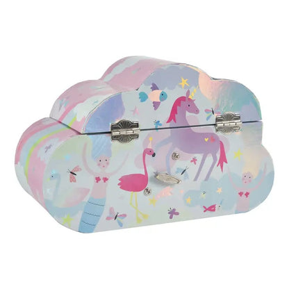 Boîte à Bijoux Musicale Nuage “Petite Sirène” – Coffret Musical Enfant Féérique Com'1 Idée