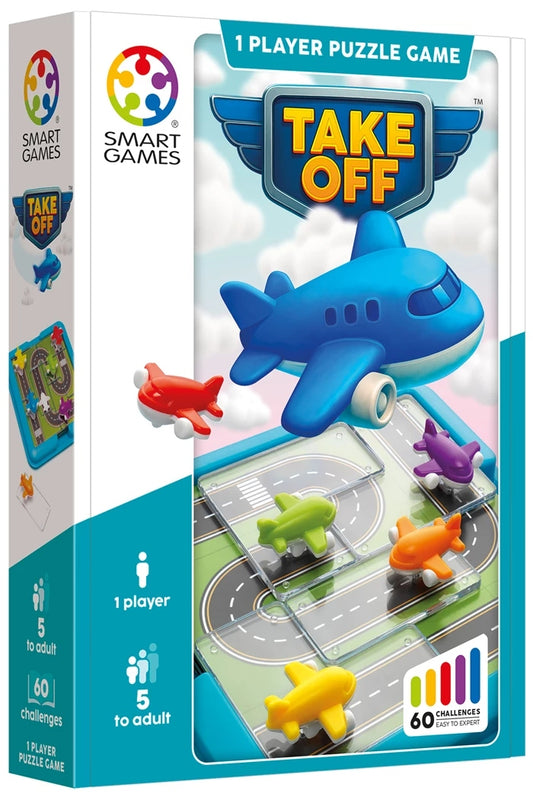 SmartGames Take Off – Jeu de Logique 3D Aviation dès 5 Ans smart games