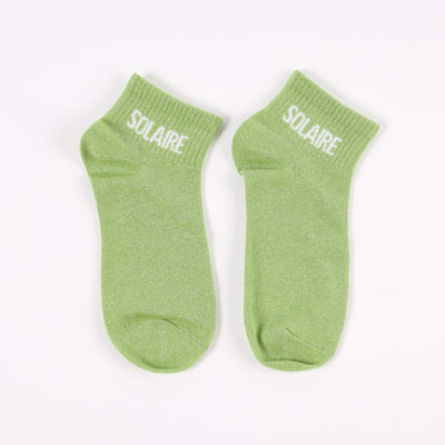 Socquettes à Paillettes SOLAIRE – Message Lumineux & Positif (36-42) JOY!