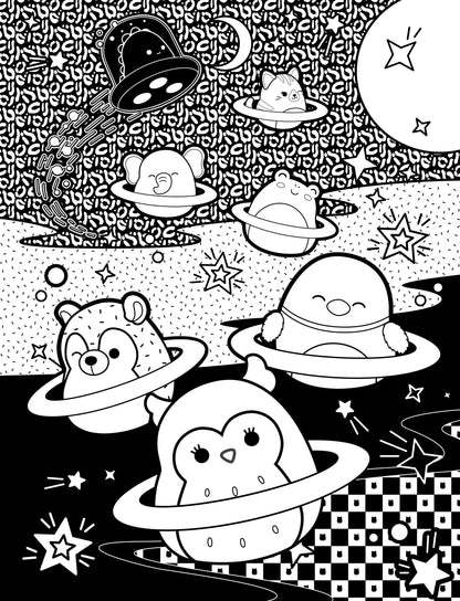 Mon Grand Coffret Coloriage Squishmallows disponible chez Joy Cadeaux