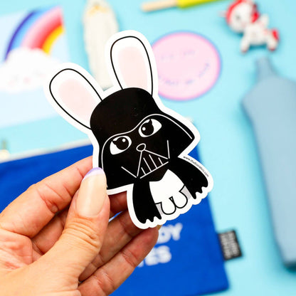 Sticker Star Wars Darth Bunny – Sticker Kawaii Dark Vador Lapin Studio Inktvis B.V.