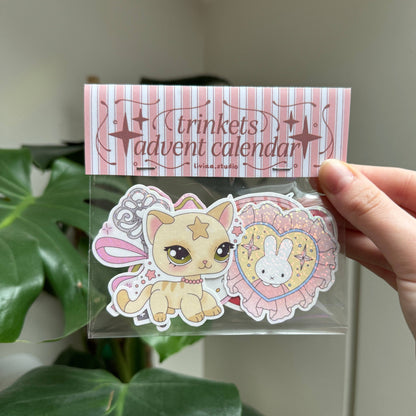 Advent Calendar Sticker Pack – Pack de 6 Stickers Kawaii Holographiques Liviaa.studio