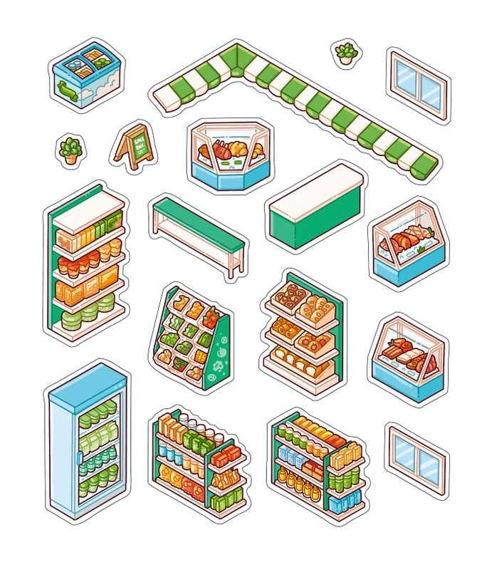 Ma Déco Cosy – Stickers Thérapie | +500 stickers repositionnables & 8 univers cosy Editions Marabout