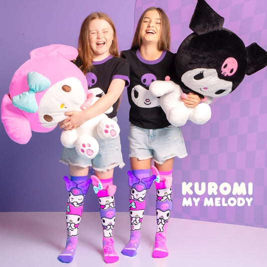 MADMIA – Chaussettes Sanrio My Melody & Kuromi 3D – Style Kawaii MADMIA