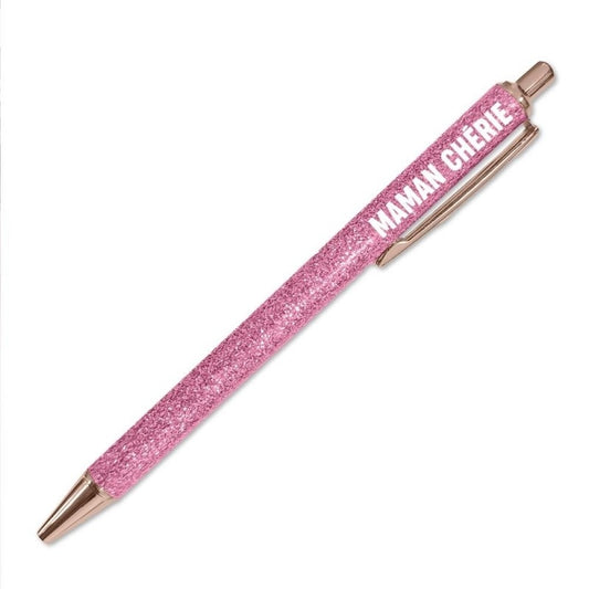 stylo fantaisie pailleté maman chérie petit cadeau original pour maman