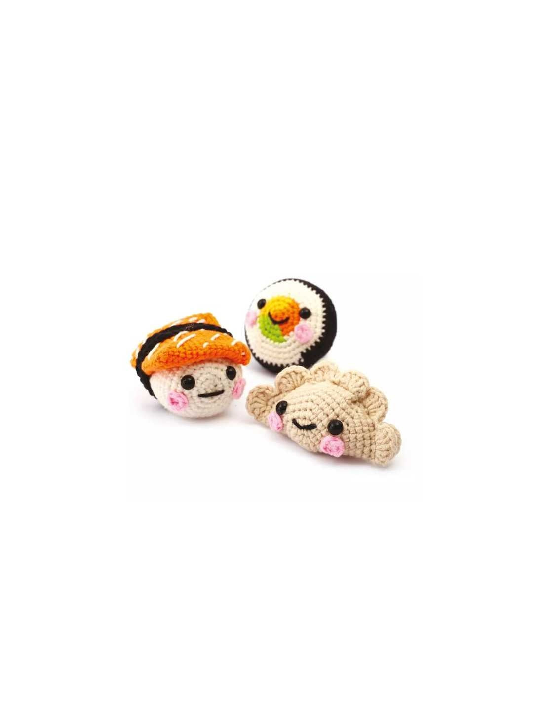 Kit Amigurumi Mes Sushis – Coffret Crochet Kawaii Graine Créative GRAINE CREATIVE