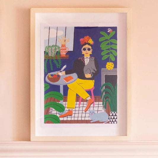 Peinture au Numéro La Fille aux Chats – Guillaume Denaudhome | Coffret Petit Pinceau LA PETITE EPICERIE