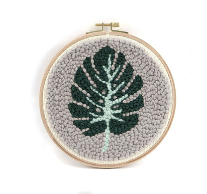 Kit Punch Needle Feuille Monstera – Graine Créative GRAINE CREATIVE