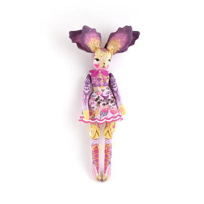 Kit de Couture – Iris Flower Bunny + Livre artisanal (Miss Ella) | Poupée à coudre & univers Bunnyville Miss Ella