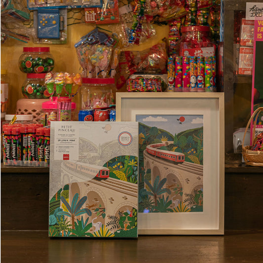 Coffret Peinture au Numéro Sri Lanka Train – Capsule Asie Petit Pinceau x Maja Tomljanovic LA PETITE EPICERIE