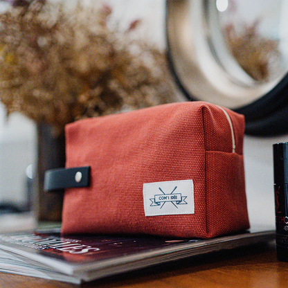 Kit Couture Trousse de Toilette “James” – Trousse Vintage en Toile & Vichy DIY Com'1 Idée