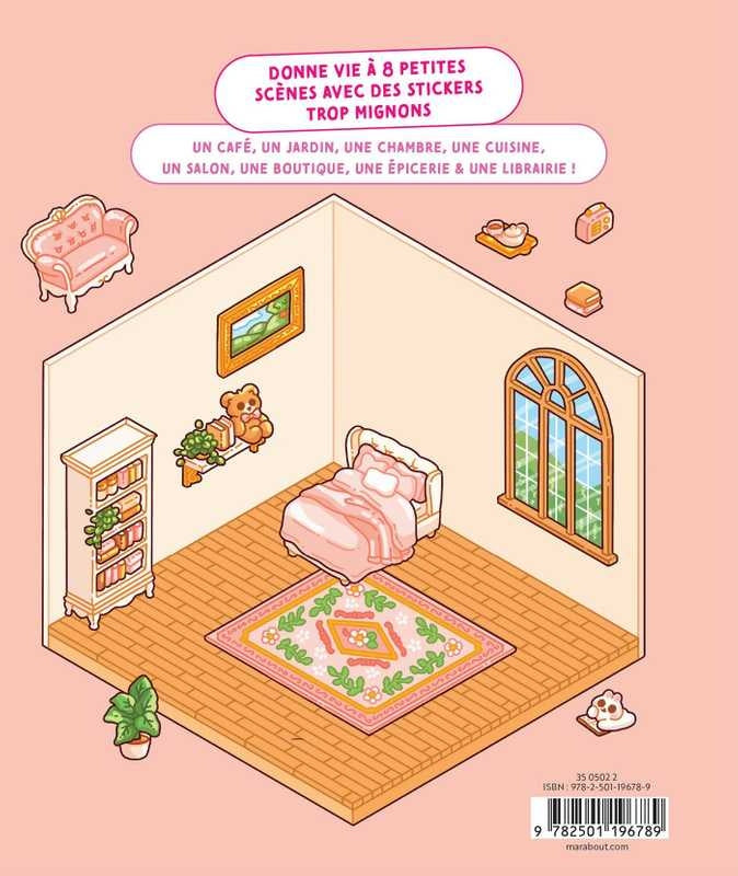 Ma Déco Cosy – Stickers Thérapie | +500 stickers repositionnables & 8 univers cosy Editions Marabout