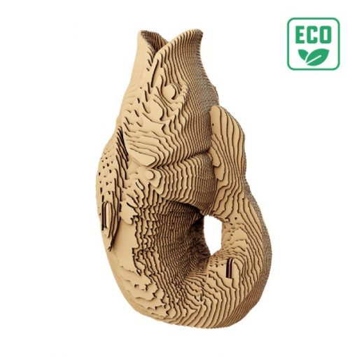 Puzzle 3D en carton CARTONIC® Modèle Vase Poisson