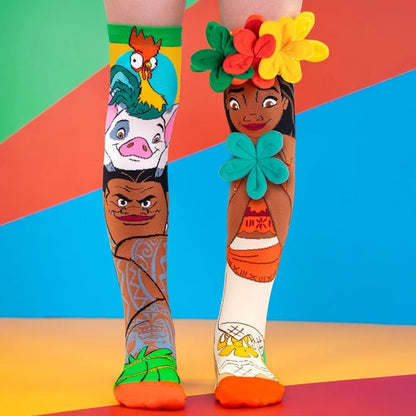 Chaussettes fantaisie MADMIA Disney Vaiana (Moana) – dépareillées – esprit des îles MADMIA