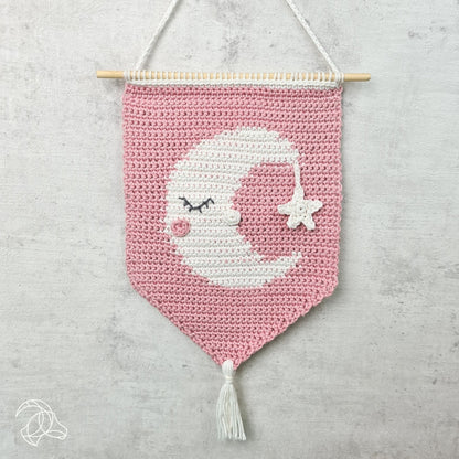 Kit de crochet Amigurumi DIY - Support mural Lune Hardicraft