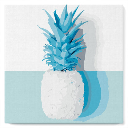 Mini Peinture par Numéros 20x20cm avec cadre Ananas Figured'art