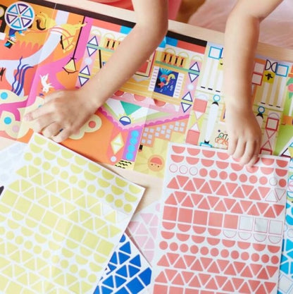 Poster créatif chiffres enfant Poppik – 520 stickers – Apprendre à compter de 1 à 10 (3–7 ans) poppik