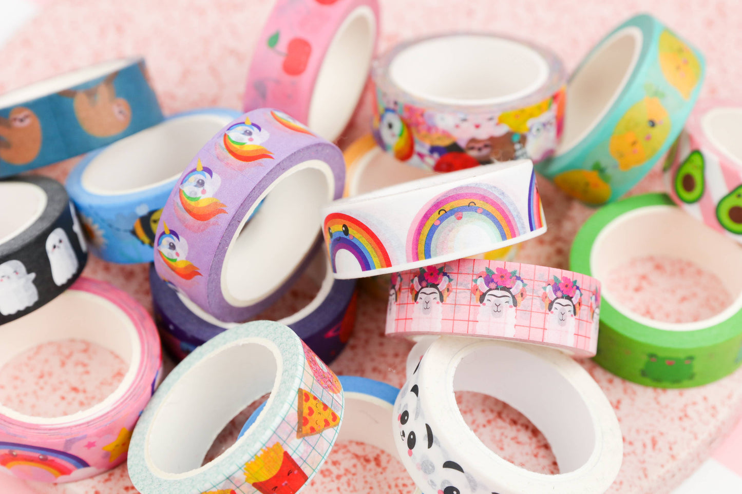 Washi Tape Citron – Ruban Adhésif Décoratif Kawaii & Bullet Journal Studio Inktvis B.V.