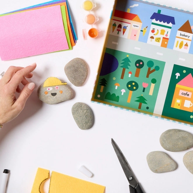 Kit de peinture rupestre pour enfants - Cool Faces Journey Of Something