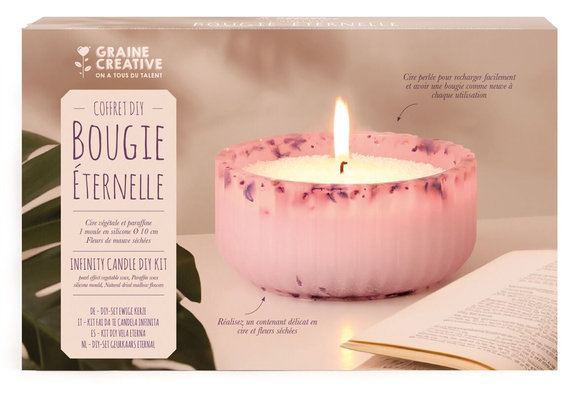 Kit DIY Bougie Éternelle – Graine Créative