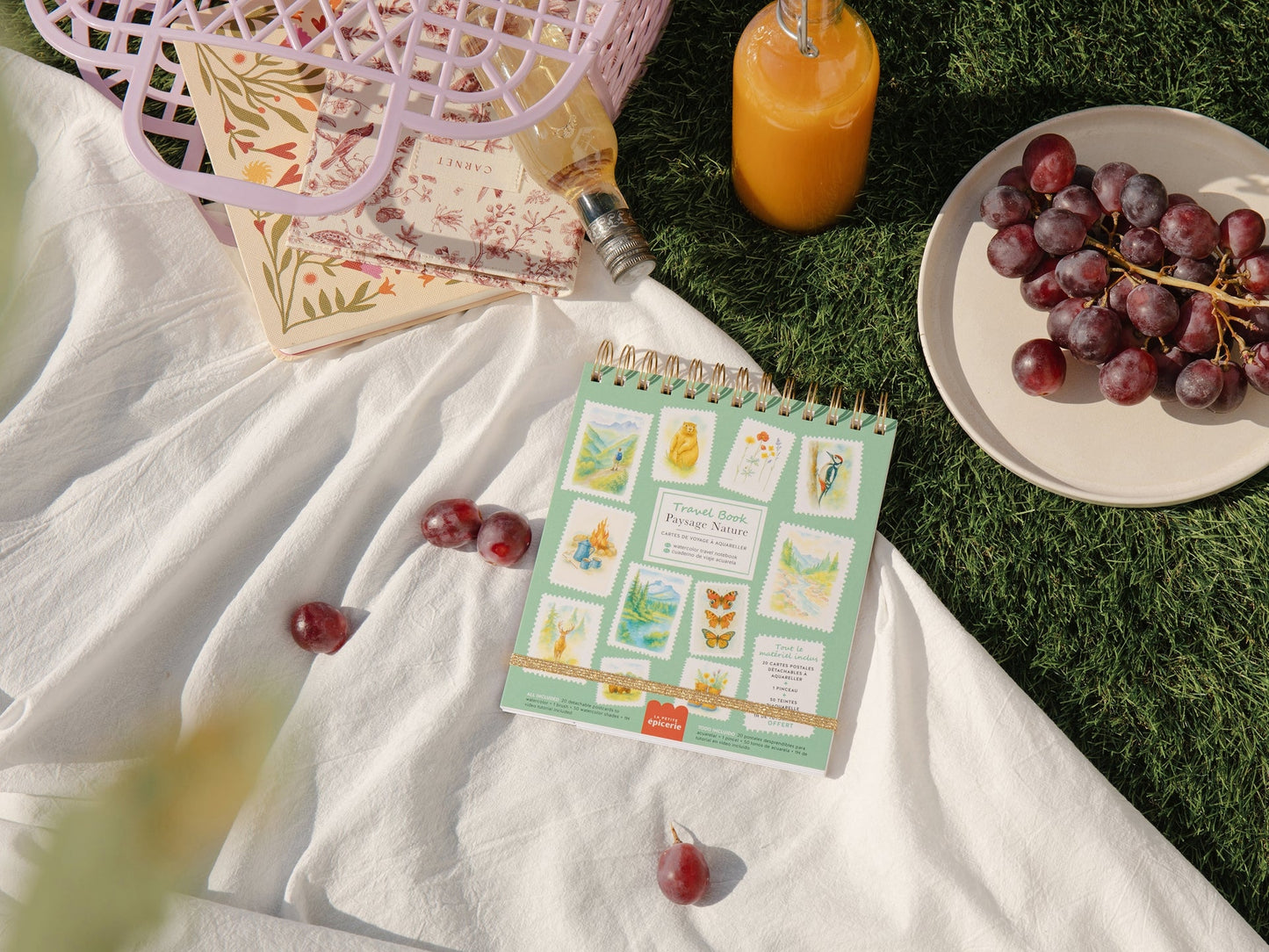 Travel Book - Carnet Aquarelle Nature | La Petite Épicerie – Carnet de Voyage à Peindre LA PETITE EPICERIE