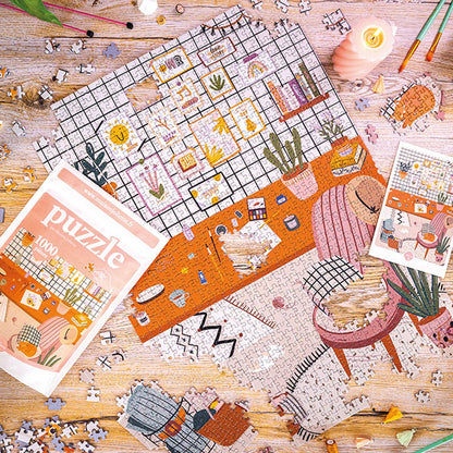 Puzzle 1000 pièces L'atelier: 1000 pièces Maison Joliette