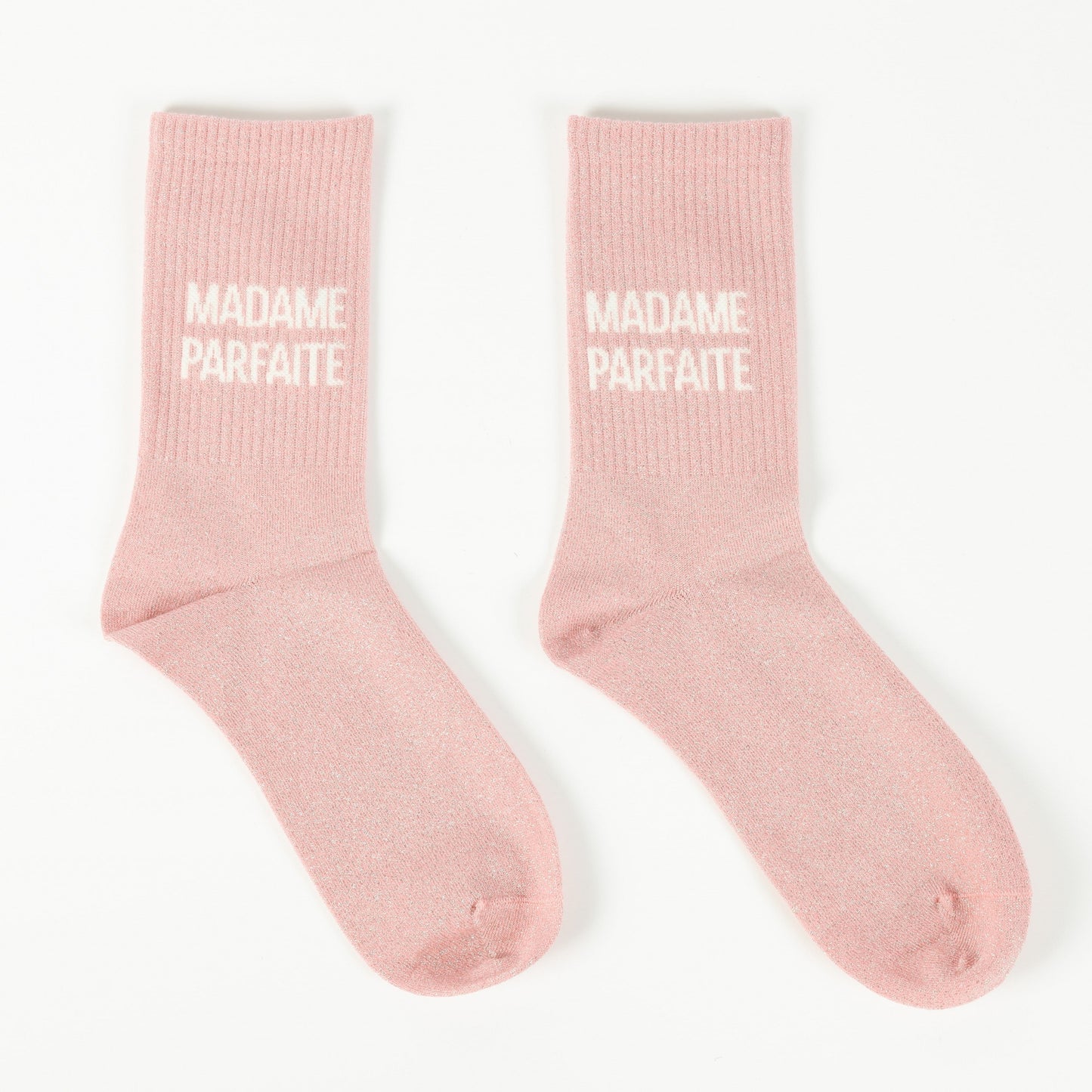 Chaussettes MADAME PARFAITE à Paillettes – Message Chic & Fun (36-42) JOY!