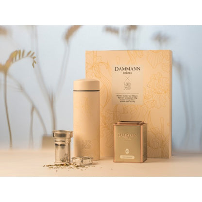 Coffret DAMMANN FRERES théière isotherme 350ml + Thé Yoko Design