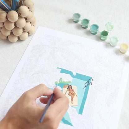 Coffret Peinture au Numéro – Daydreaming Petit Pinceau x Nora Dong – La Petite Épicerie LA PETITE EPICERIE