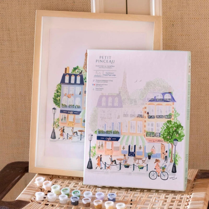 Coffret peinture au numéro - Paris par Sabina Fenn LA PETITE EPICERIE