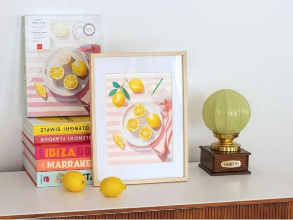 Coffret peinture au numéro - Citrons de Menton par La Petite Epicerie LA PETITE EPICERIE