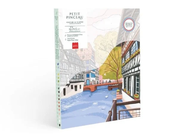 COFFRET PEINTURE AU NUMÉRO - PETIT PINCEAU - LA PETITE FRANCE PAR CAMILLE CLERC LA PETITE EPICERIE