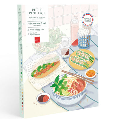 Coffret peinture au numéro - Vietnamese Food par Jayne Wong LA PETITE EPICERIE