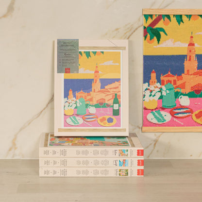 Coffret Petit Diamond - Diamond Painting Menton par Gisele Murias LA PETITE EPICERIE