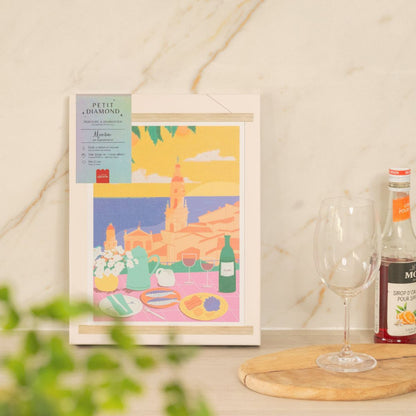 Coffret Petit Diamond - Diamond Painting Menton par Gisele Murias LA PETITE EPICERIE