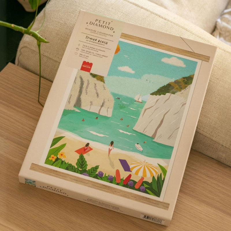 Coffret Petit Diamond - Diamond Painting Stivina Beach par Maja Tomljanovic