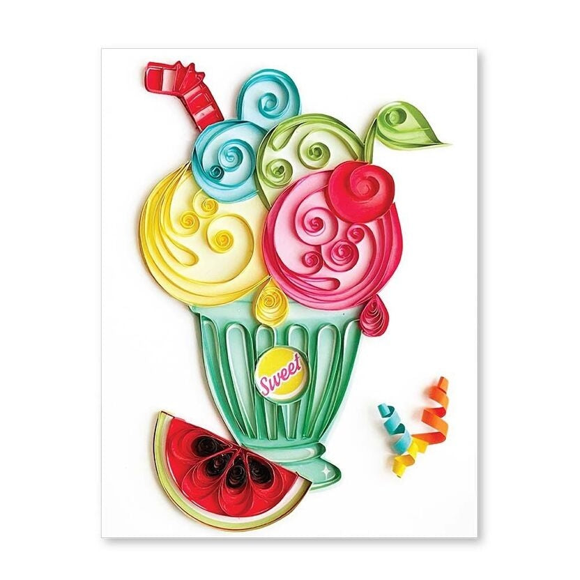 Coffret Quilling Sweet Treats BOX CANDIY® – Kit Créatif Papier Gourmand Enfant dès 6 ans JOY!