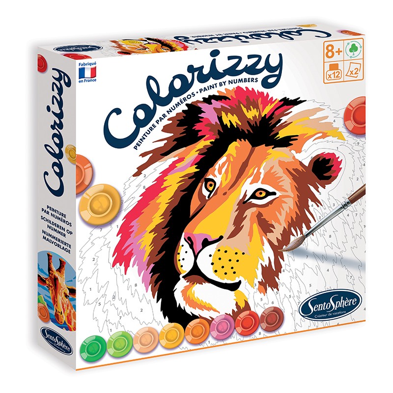 Peinture a numéros Colorizzy Savane sentosphère