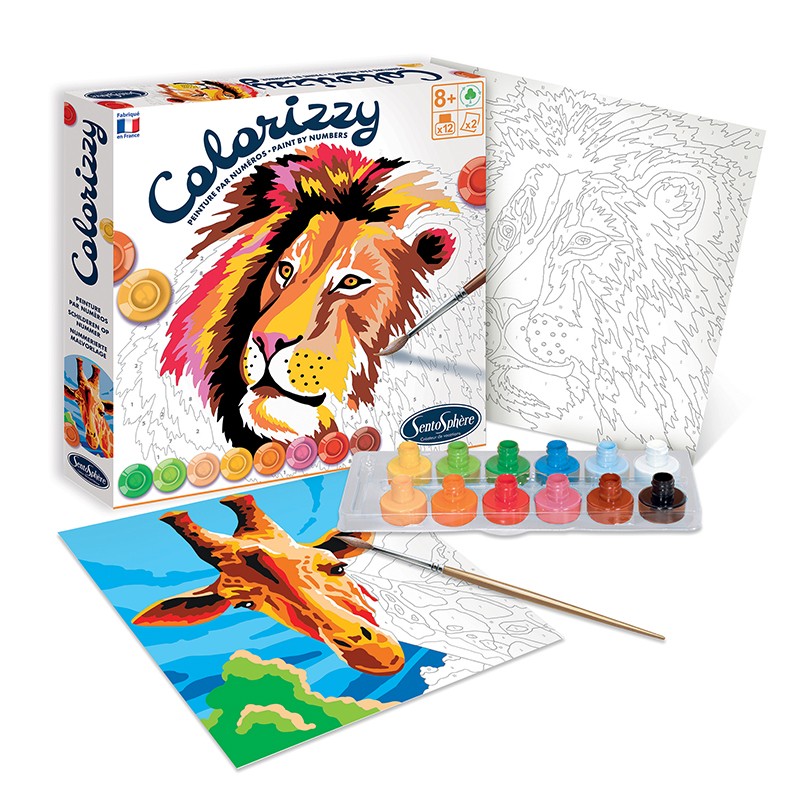 Peinture a numéros Colorizzy Savane sentosphère