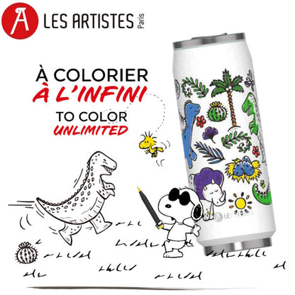 Creative Canette isotherme 50 cL + 6 feutres - Les Artistes Paris Les Artistes Paris