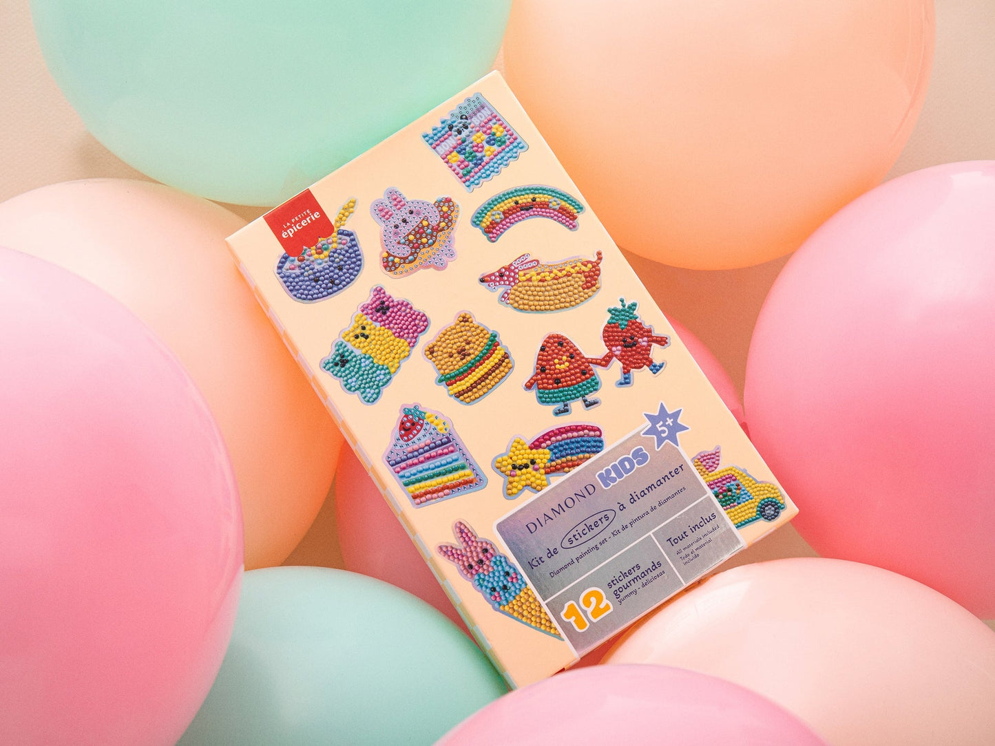 Collection de coffrets Petit Diamond Kids : activités Diamond Painting pour enfants.