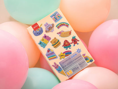 Collection de coffrets Petit Diamond Kids : activités Diamond Painting pour enfants.
