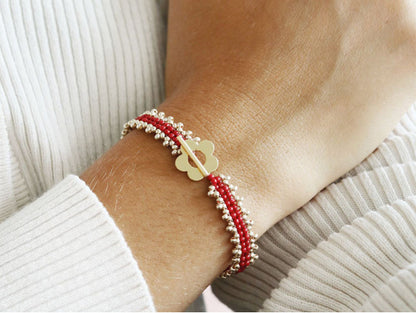Kit DIY Bijouterie - Mes bijoux en perles de rocailles - Rouge LA PETITE EPICERIE
