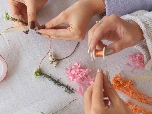 DIY HOME DÉCO - MA COURONNE DE FLEURS SÉCHÉES LA PETITE EPICERIE