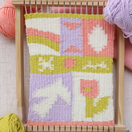 DIY MERCERIE - MON TISSAGE MURAL - POP LA PETITE EPICERIE