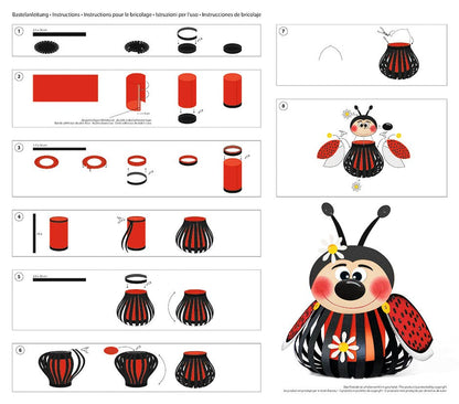 Kit de fabrication de lanternes « coccinelle » URSUS®
