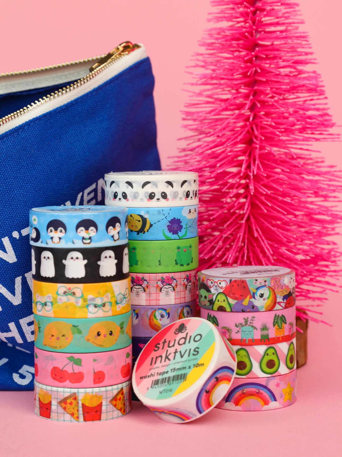 Washi Tape Cerises – Ruban Adhésif Kawaii Scrapbooking & Bullet Journal Studio Inktvis B.V.