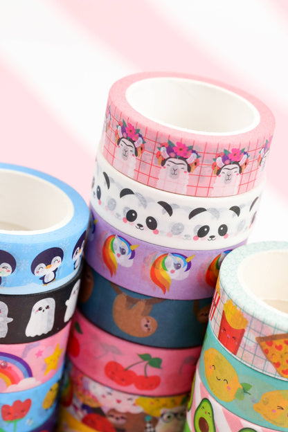 Washi Tape Cerises – Ruban Adhésif Kawaii Scrapbooking & Bullet Journal Studio Inktvis B.V.